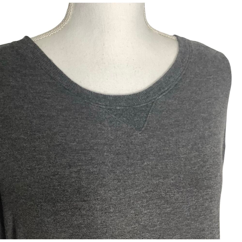 Calvin Klein Top Gray Black Layered Look Tulip Back XS - Picture 2 of 7